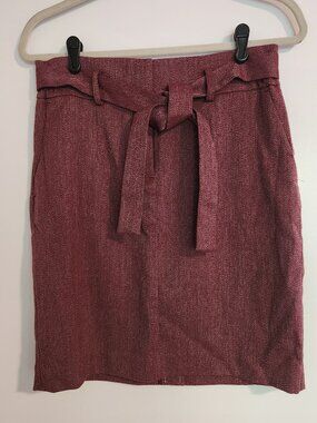 LOFT belted skirt - Size 6